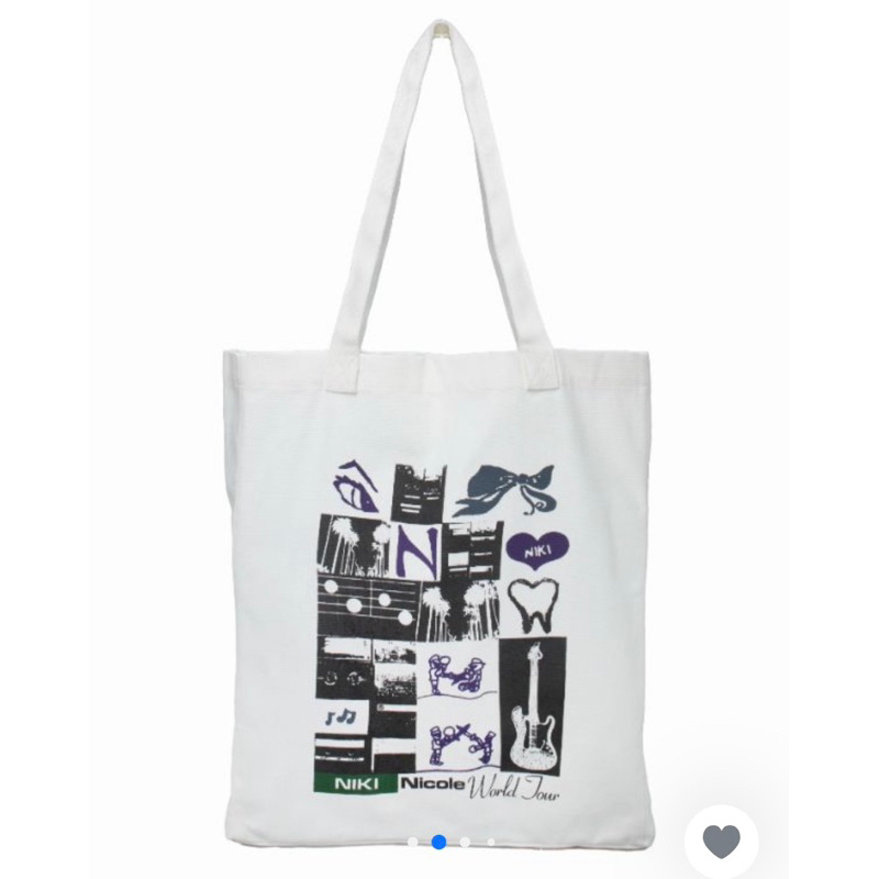 Nicole WORLD TOUR TOTEBAG สินค้าอย่างเป็นทางการ NIKI