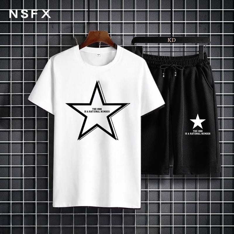 STAR SHORT suit one set short shirt กางเกงขาสั้น เสื้อผ้าผู้ชาย Asgard777