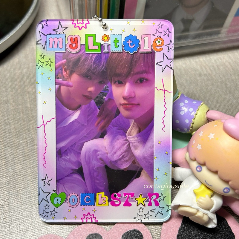 [my Little rockstar cahol โดย contagouslele] ที่ใส่บัตร cahol อะคริลิค photocard poca kpop