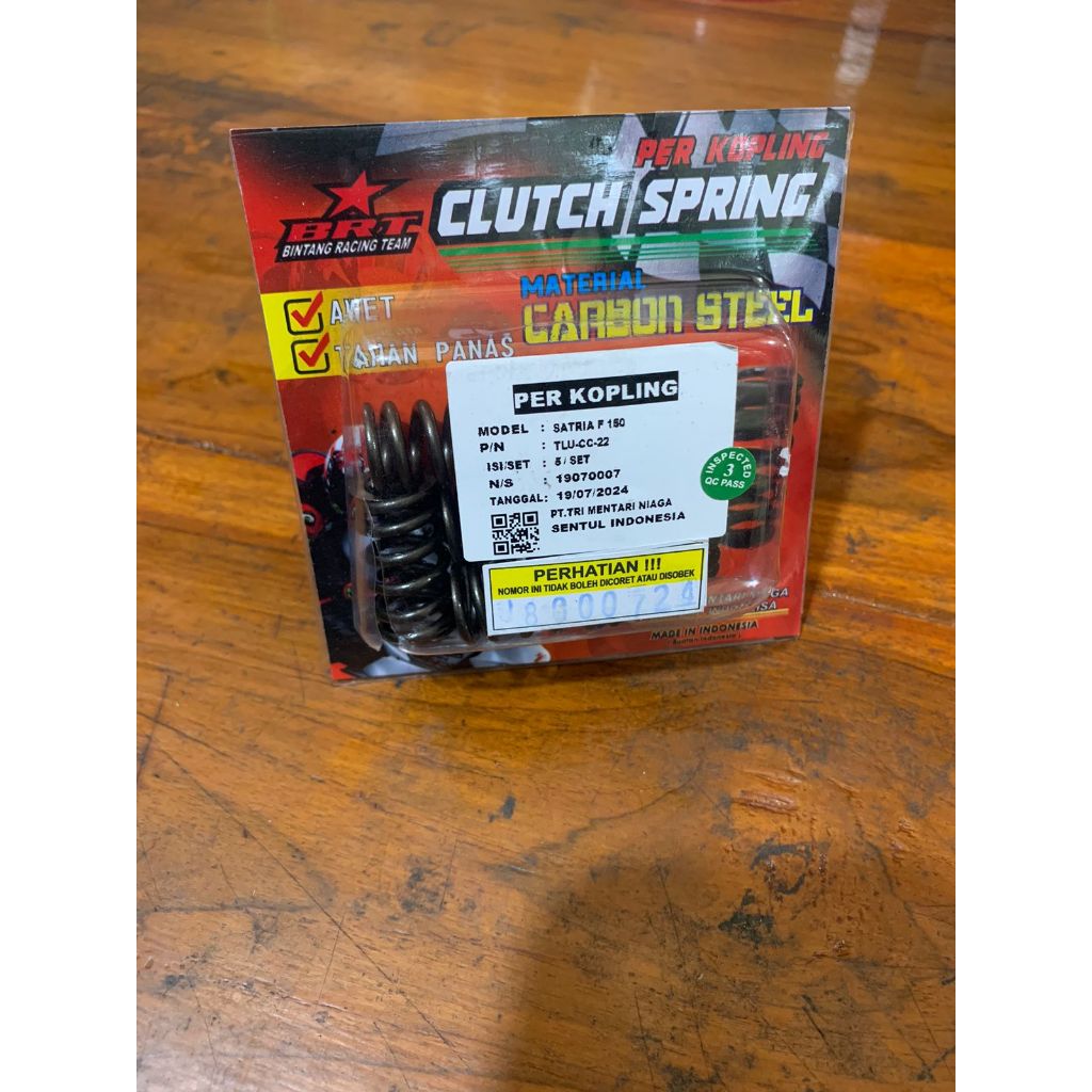 คลัตช์ SPRING CLUTCH BRT RACING SATRIA FU 150 - BOYRENK RACING