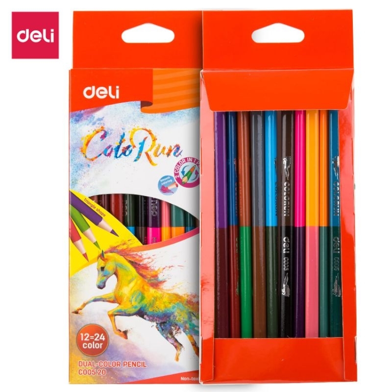 DELI COLORED PENCIL C-00520 12/24 สี