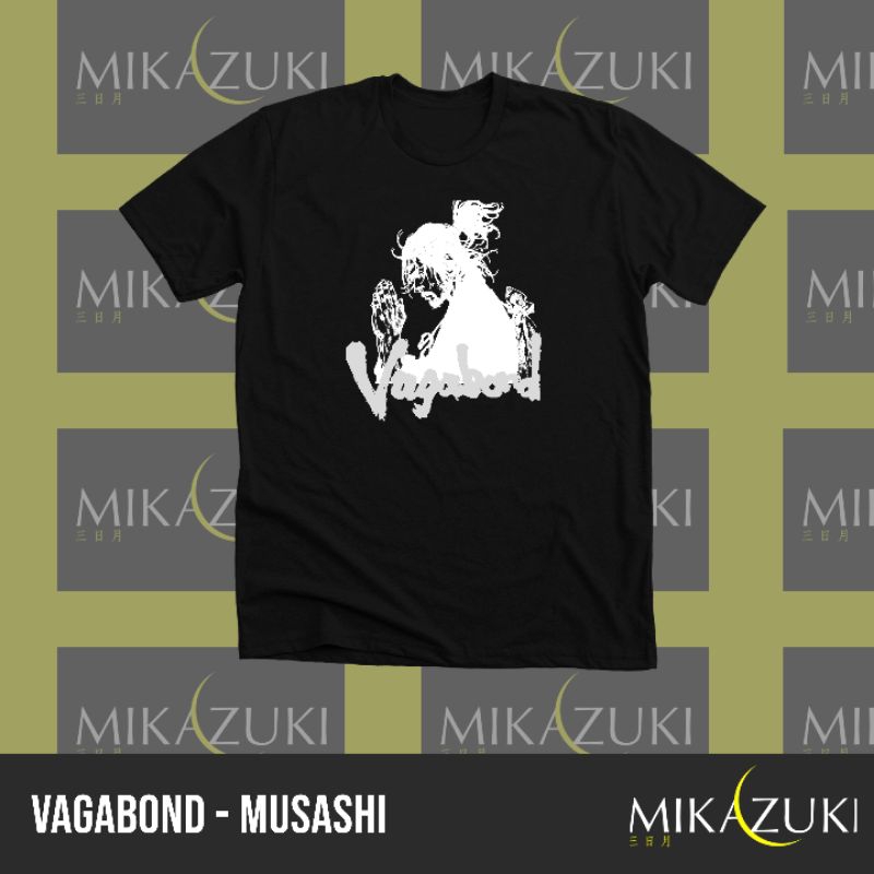 เสื้อยืด Mikazuki Vagabond - Musashi Miyamoto