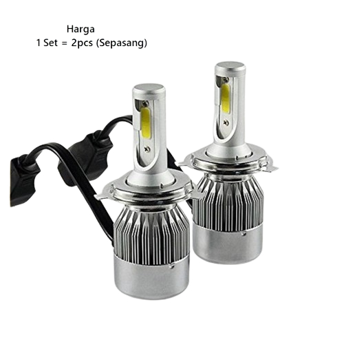 ไฟหน้า LED C6 36 วัตต์ H4 / LED H4 Ultra Bright DIM