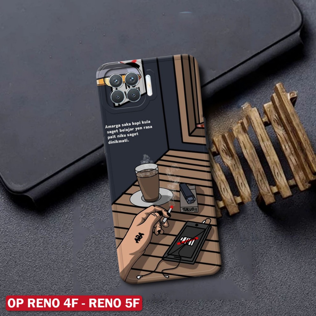 Case Oppo Reno 4F - Reno 5F Fashion Case Softcase Macaron Protect Camera Casing Hp Protective Hp Cas