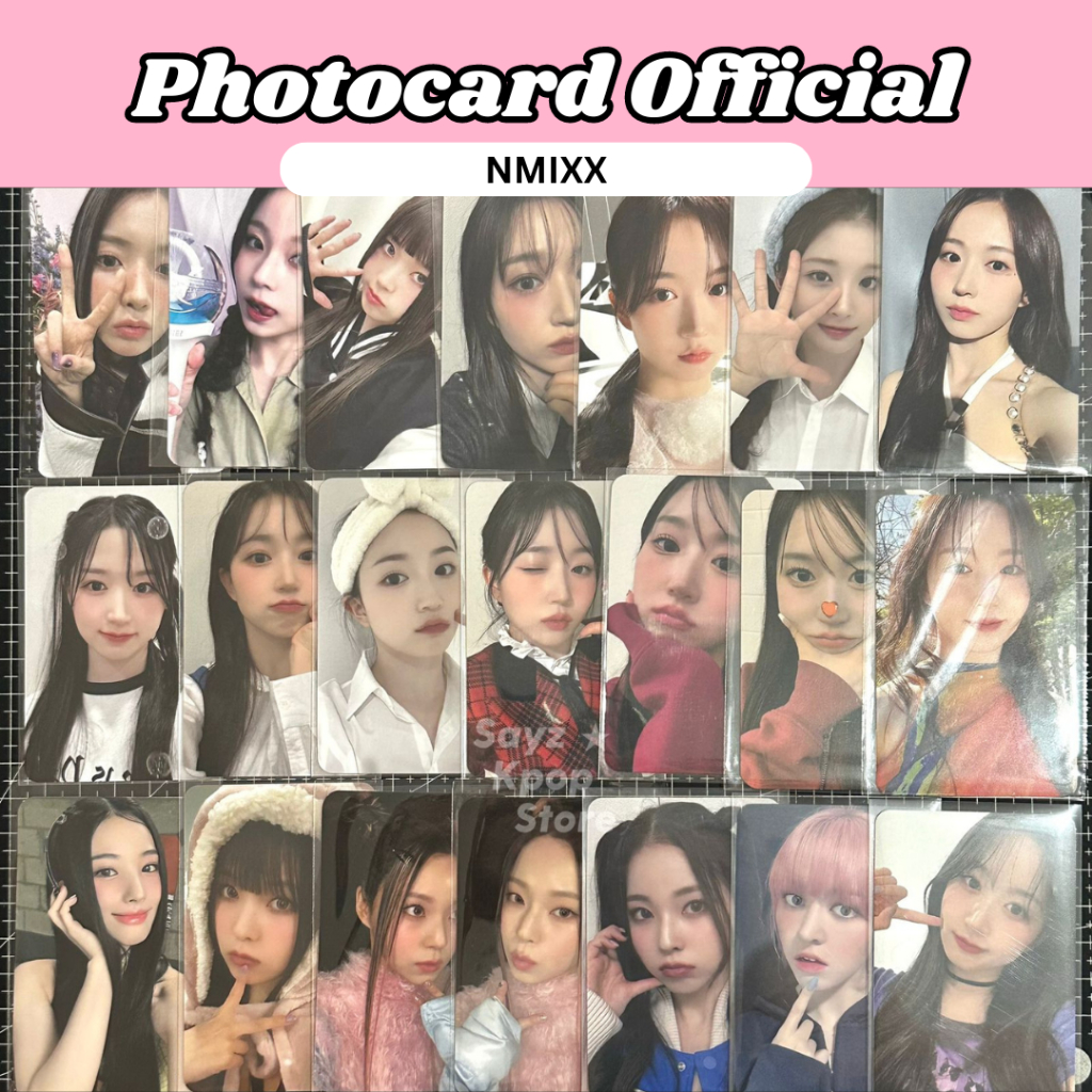 [ READY ] Photocard Official NMIXX - Sullyoon haewon kyujin jiwoo bae lily jinni jini - อัลบั้ม pub 
