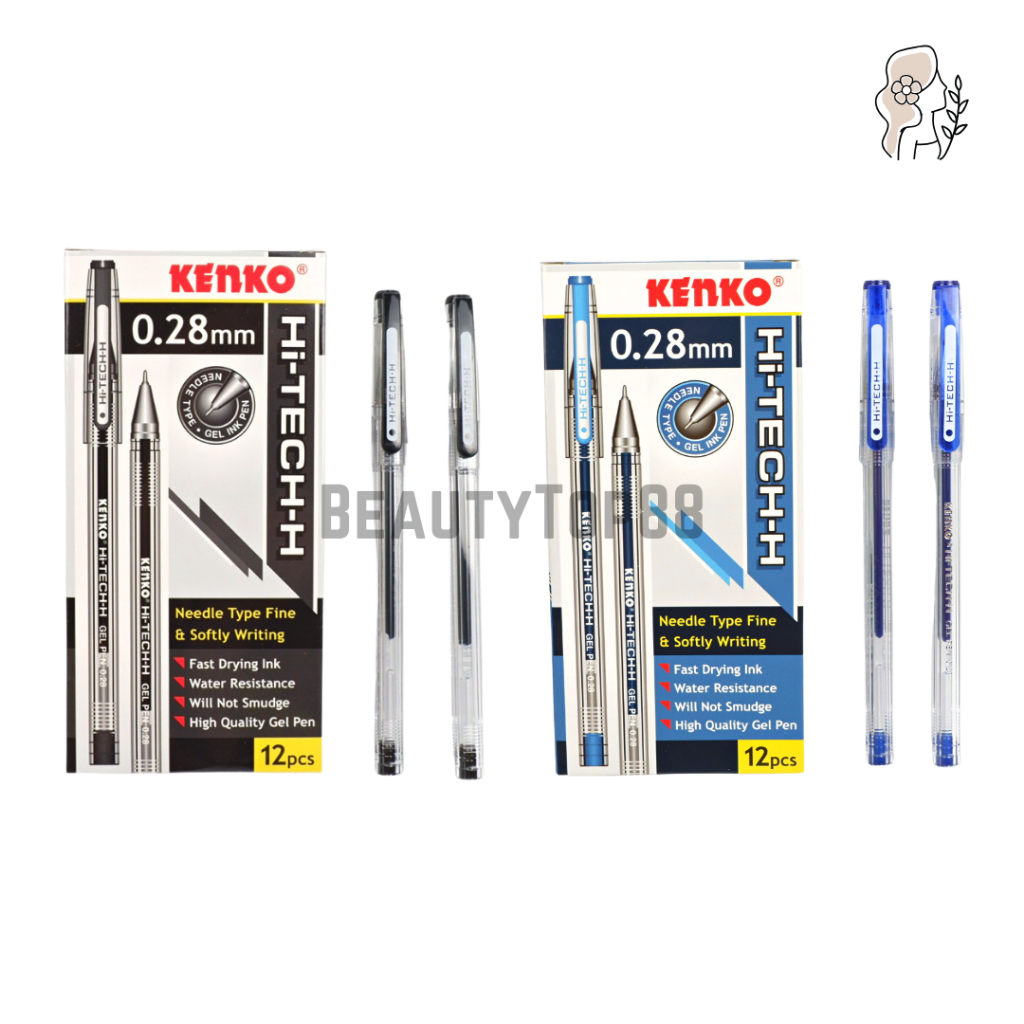 ปากกา Kenko Hi Tech 0.28 mm - ปากกาลูกลื่นหมึกเจล Hi-Tech-H 0.28mm [PER DOZEN]