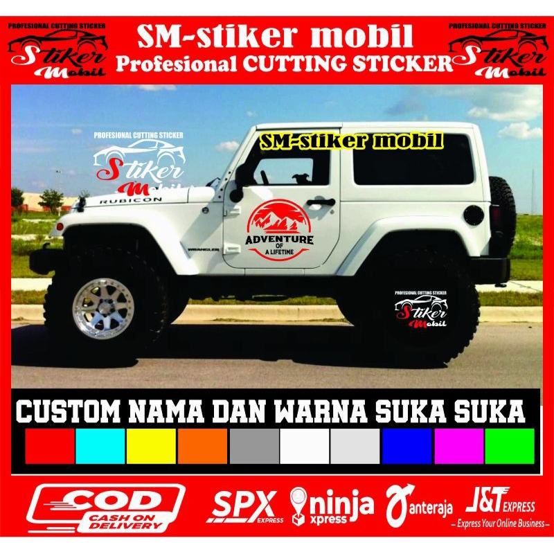 Jeep katana jiminy Car Sticker adventure Sticker สติ๊กเกอร์ตัดสติ๊กเกอร์