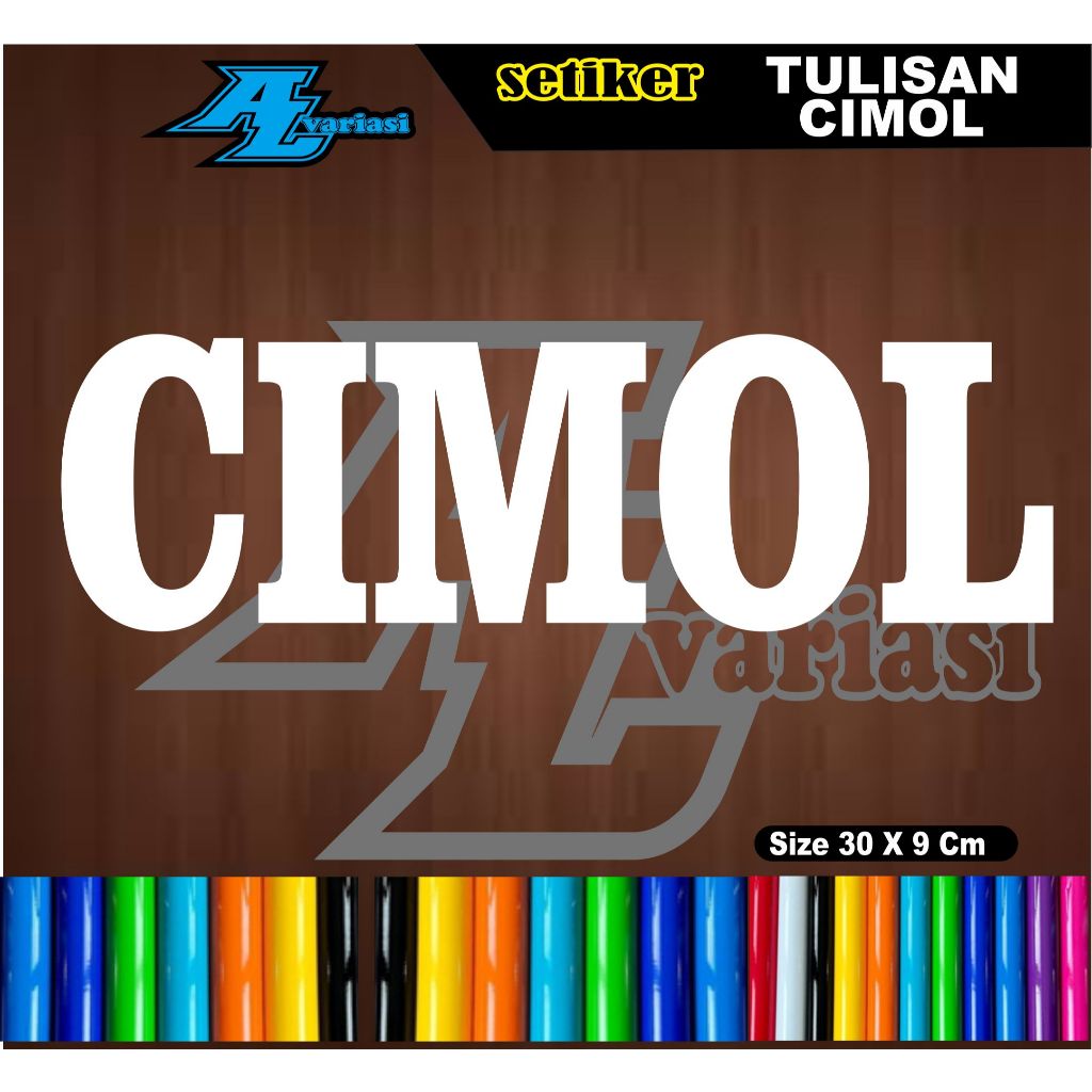 CUTTING SETCKER WITH CIMOL WRITING WITH LENGTH SIZE 30 HEIGHT 9 CM