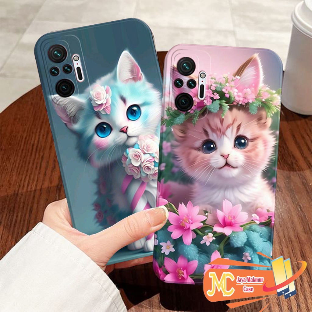 SOFTCASE REDMI NOTE 10 4G/5G NOTE 10S/POCO M3 PRO 5G/M3 4G/M4/M5/M5S Cute Cat Motif - Case - All Typ
