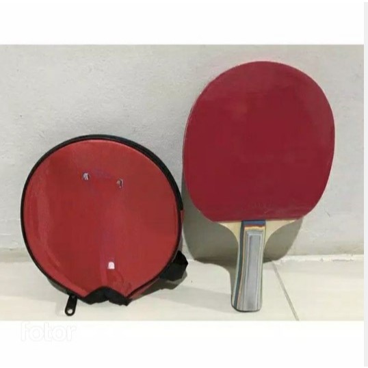MERAH BUTTERFY TABLE TENNIS BET RED BAG + 3/4 COVER BAG