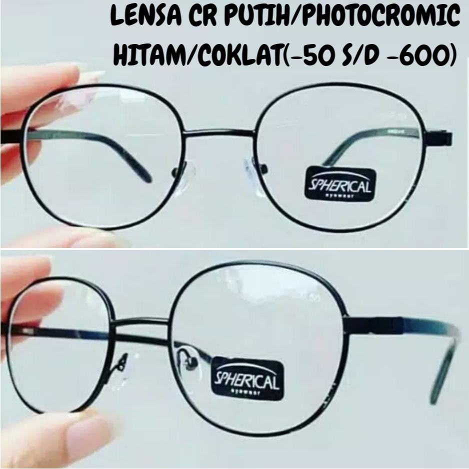 แว่นตาออปติคอลสั่งยาบวกลบอ่านไกลใกล้ 2 เลนส์โฟโตโครมิคเปลี่ยนสี kryptok progressive medan SPH 5002