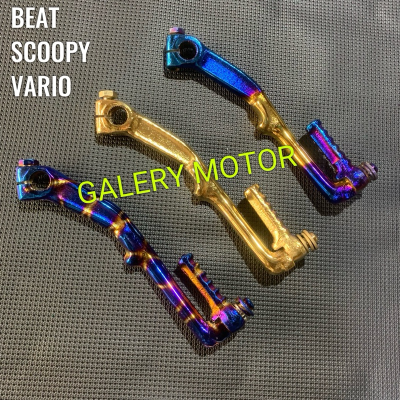 SELAHAN / CRANK / KICK STARTER VARIATION AUTOMATIC TWO TONE - GOLD - BLUE X - สําหรับ BEAT - SCOOPY - VARIO MOTORCYCLES
