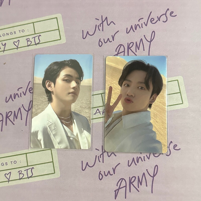 PHOTCARD POB JUNGKOOK TAEHYUNG BTS