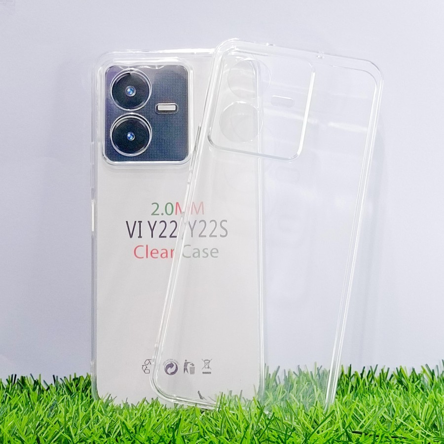 Softcase Premium Clear Case 2MM Tanstarant Bening Vivo Y22/Y22s