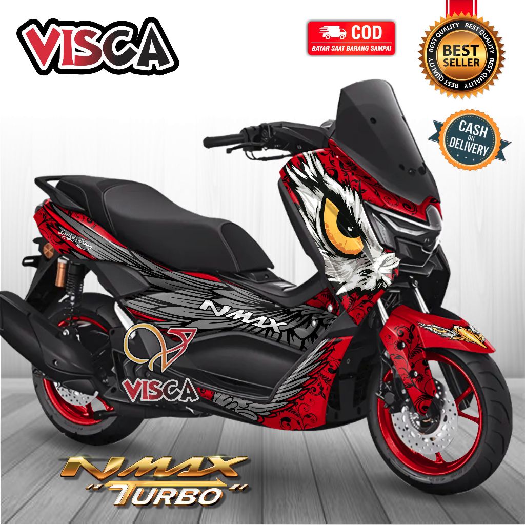 Decal NMAX Turbo Full Body สติกเกอร์ NMAX ใหม่ 2024 Fullbody Decal Nmax Neo Striping NMAX 2024 ล่าสุ
