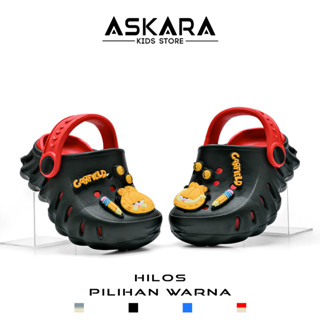 ใหม่ สวัสดี'ส - รองเท้าแตะเด็กผู้ชายสไตล์แมวน่ารักมีสายด้านห…