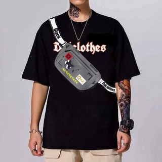 Kaos Waistbag Dulclothes - Baju Pengganti Tas Selempang Kantong Ajaib -Unisex
