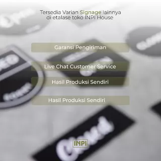 INPI HOUSE Signage Open Closed - ป้ายเปิด-ปิดร้าน - อะคริลิก