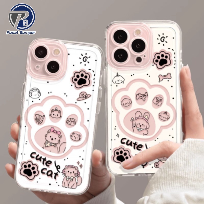 SS951 กรณี Softcase ซิลิโคนลูกสุนัขลูกแมว Cutie Aesthetic ปลอก Hp สําหรับ REALME 15 PRO 14 14T C75 1