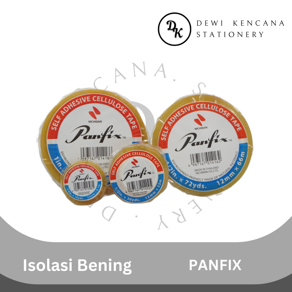 ฉนวนใส/เทป Panfix 1" (24 mm)/ 1/2" (12mm) x 10y/36y/72yard