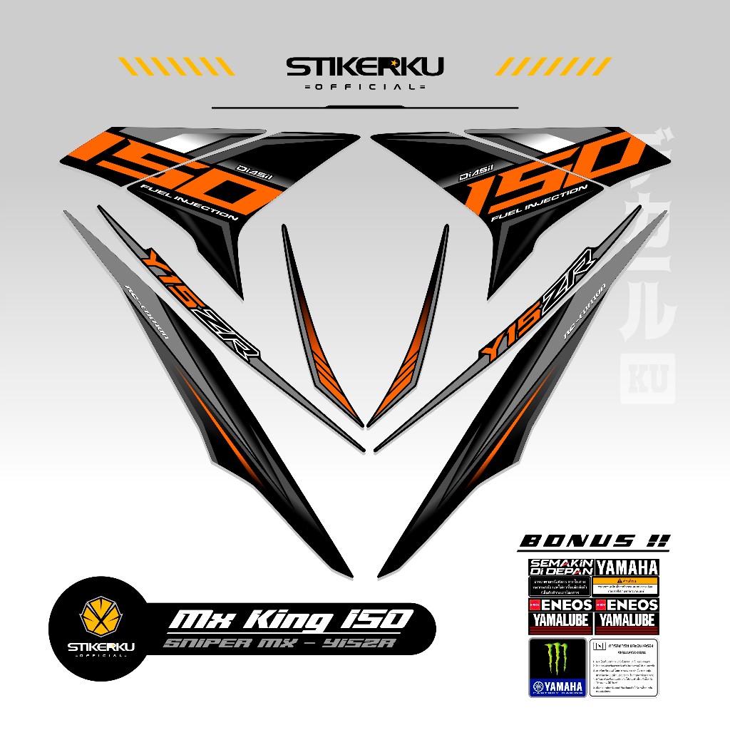 Striping MX KING 150 / MOTIF 79 / สติ๊กเกอร์ Y15ZR / สติ๊กเกอร์ MX KING150 / SNIPER150 MXI / สติ๊กเก