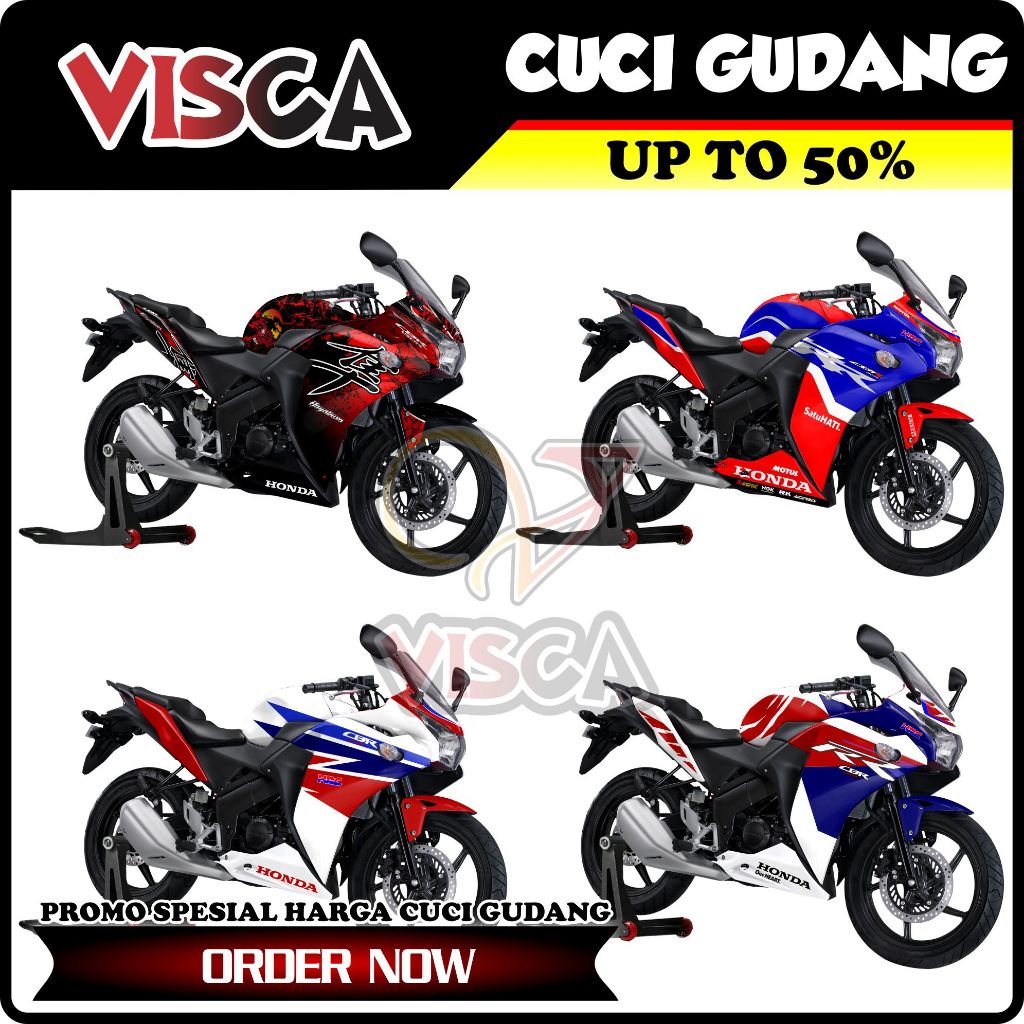 WAREHOUSE CLEARANCE OF CBR 150R CBU Thailand Full Body Decal ราคา Variations / CBR 150R K45 Thailand