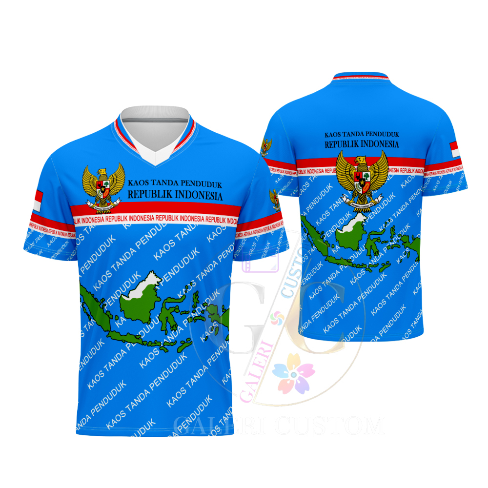 ขายเสื้อ KTP, เสื้อโปโลผู้ชาย, อินโดนีเซีย, เสื้อเจอร์ซีย์ KTP FREE, โลโก้ชื่อ CUSTOM, KTP, Fullprin