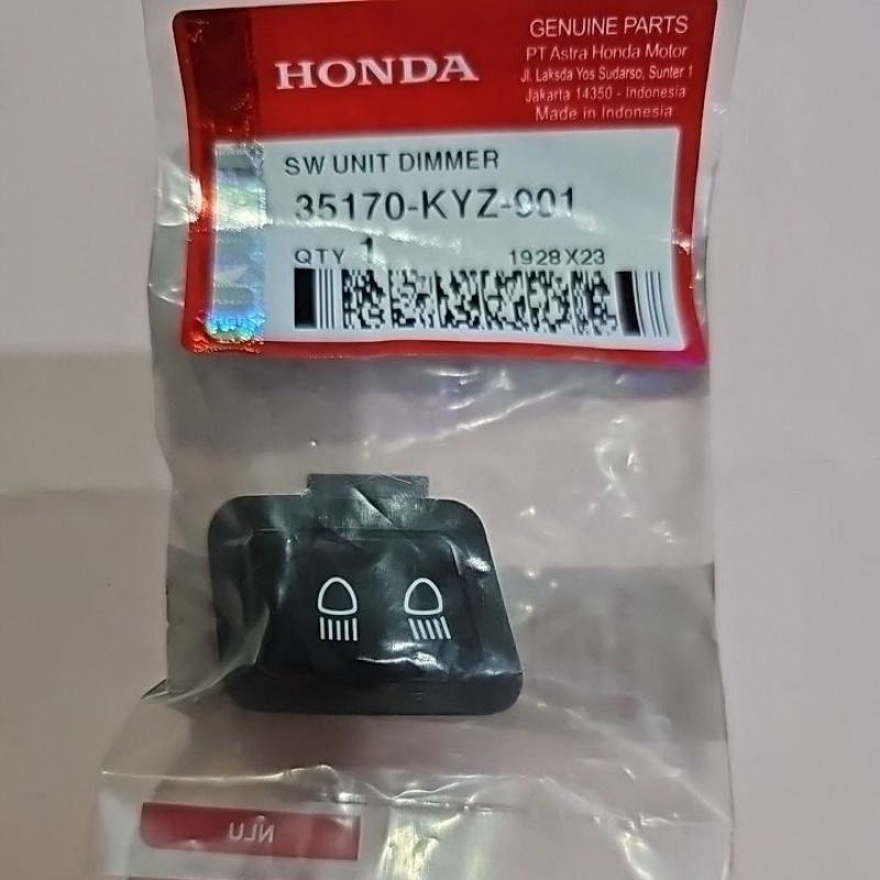 TOMBOL ระยะไกลและใกล้ ปุ่ม Dim Revo Absolute/Supra 125 Helm ใน Honda ORI 35170KYZ901