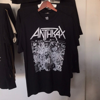 Kaos BAND OFFICIAL ANTHRAX - ไม่มีการแต่งงาน (เมอร์แคนดี้ดั้งเดิม)