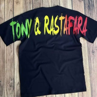 เสื้อยืด พิมพ์ลาย Tony Q RASTAFARA reggae rasta