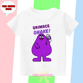 เสื้อยืด พิมพ์ลาย Grimace SHAKE พรีเมี่ยม สําหรับเด็ก