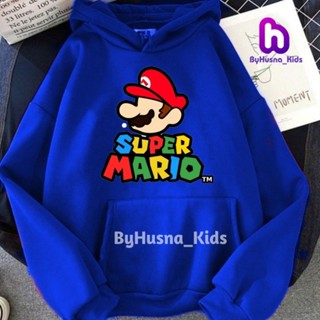 Super MARIO เสื้อฮู้ดดี้ UNISEX วัสดุพรีเมี่ยม สําหรับเด็กวัยหัดเดิน