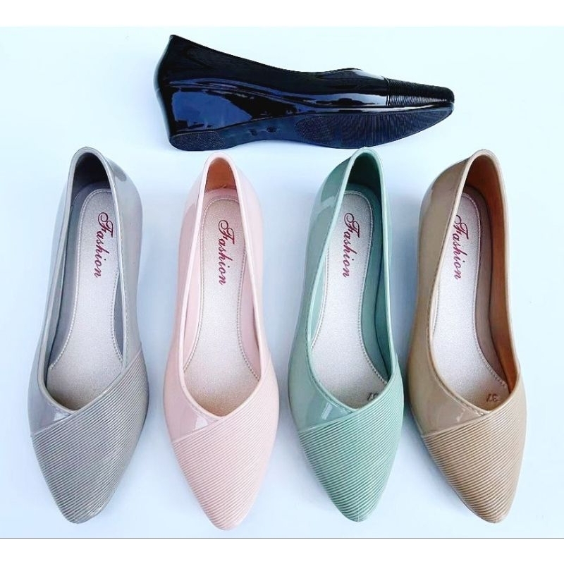 Alana- Shoes Wedges Fashions 613 นําเข ้ า