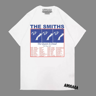 เสื้อยืด พิมพ์ลาย the smiths the queen is dead world tour สไตล์อังกฤษ สําหรับผู้ชาย และผู้หญิง