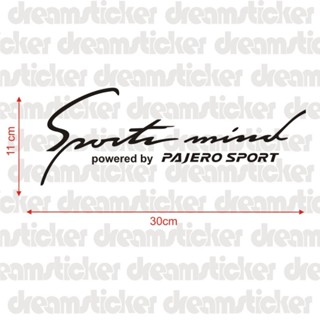 ใหม่ สติกเกอร์ตัด Pajero Sportmind Sport Mind สําหรับติดตกแต่ง