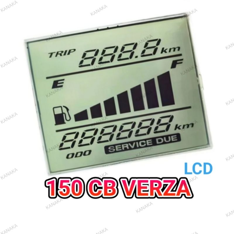 จอแสดงผล LCD CB150 VERZA LCD สําหรับ Honda CB150 Versa Speedometer