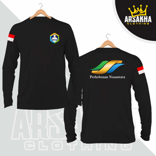 เสื้อยืดแขนยาว ผ้าฝ้าย ลาย Nusantara v2 Distro Combed 30s สําหรับผู้ชาย