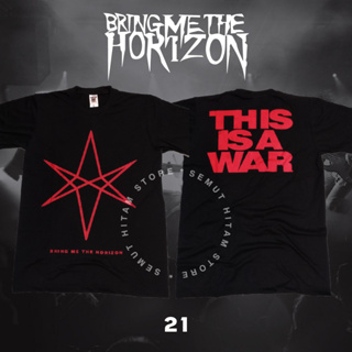 Kaos BMTH BRING ME THE HORIZON THIS A WAR Builtup Rock Metal Music Band Prapatan Rebel Puritan