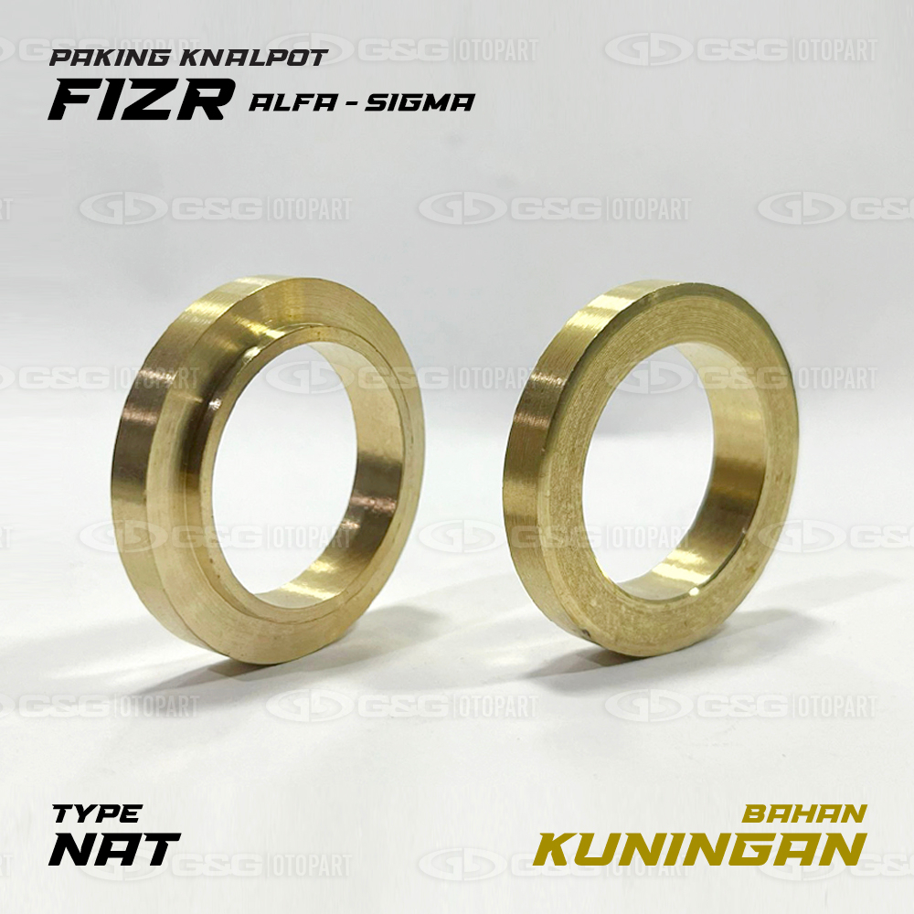 Yamaha F1ZR 110SS SS สองปะเก็นท่อไอเสีย ทองเหลือง Nat