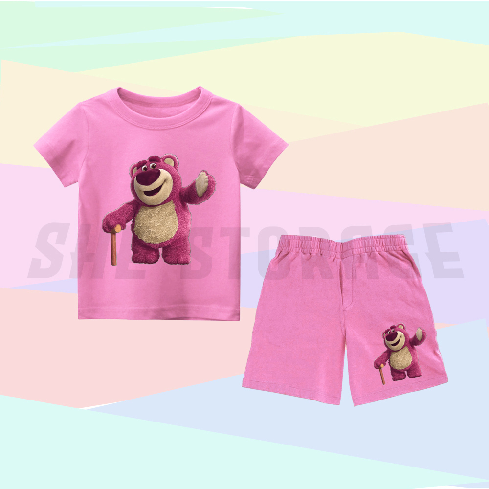 เสื้อยืดlotso TOY STORY CHILDREN& 39;S ชุด / LOTSO TOY STORY CHILDREN& 39;S ชุดเสื้อยืดและกางเกงขาสั