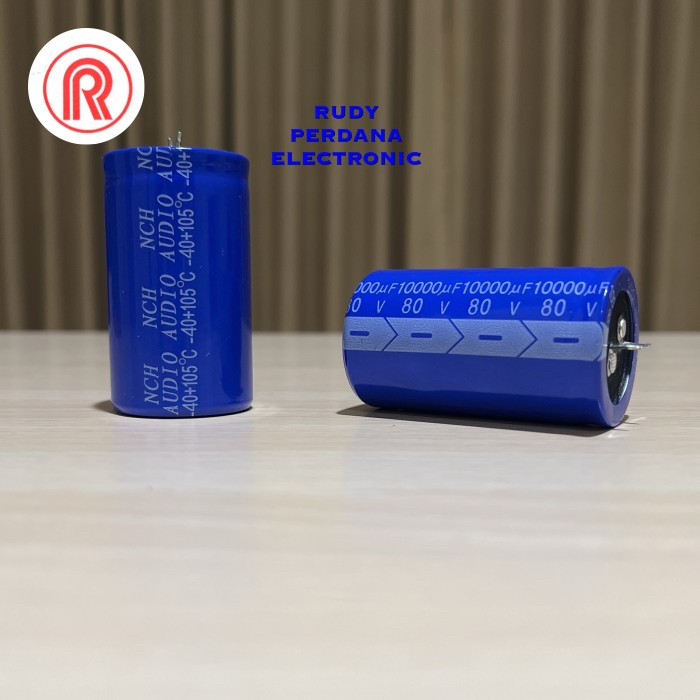 ตัวเก็บประจุ ELCO ELKO 10000UF 80V 10000 UF 80 VOLT NCH AUDIO