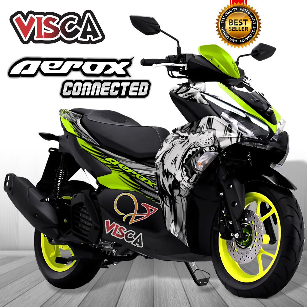 Aerox 155 เชื่อมต่อDecal 2021 2022 Full Body Aerox 155 เชื่อมต่อสติกเกอร์ 2021 2022 Cool Striping Ae