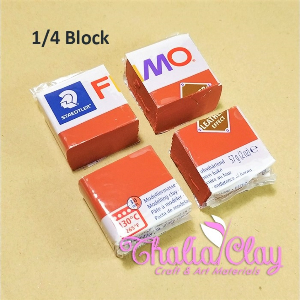 หนัง FIMO POLYMER CLAY 1/4 BLOCK รุ่น CLAY MATERIAL SYNTHETIC หนัง HANDMADE CRAFTS MATERIAL