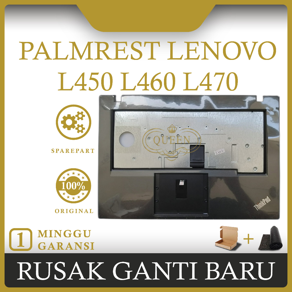 PALMREST COVER คีย์บอร์ดแล็ปท็อป Lenovo Thinkpad L450 L460 L470 ต้นฉบับ