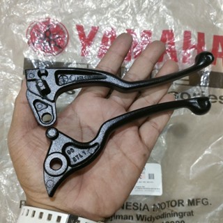 Hitam Handle MIO ORIGINAL YAMAHA แป้งผสมรองพื้น สีดํา