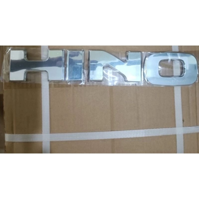 HINO LOHAN 500 โลโก้ CHROME WRITING ใหม่ EMBLEM