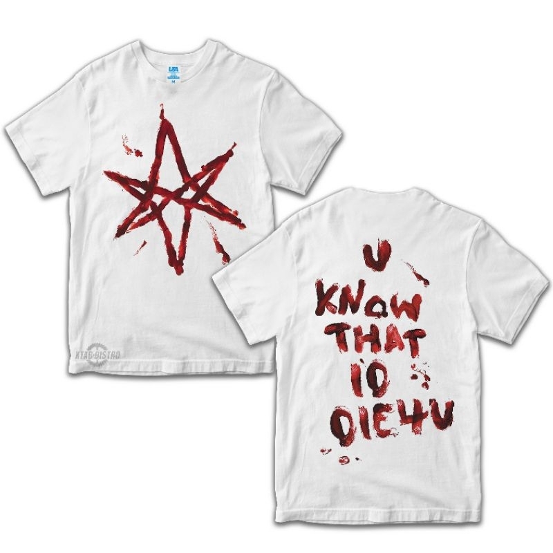 BMTH BLOOD WHITE 2 THIS IS NOT LOVE เสื้อยืดพรีเมี่ยมขอขอบฟ้า