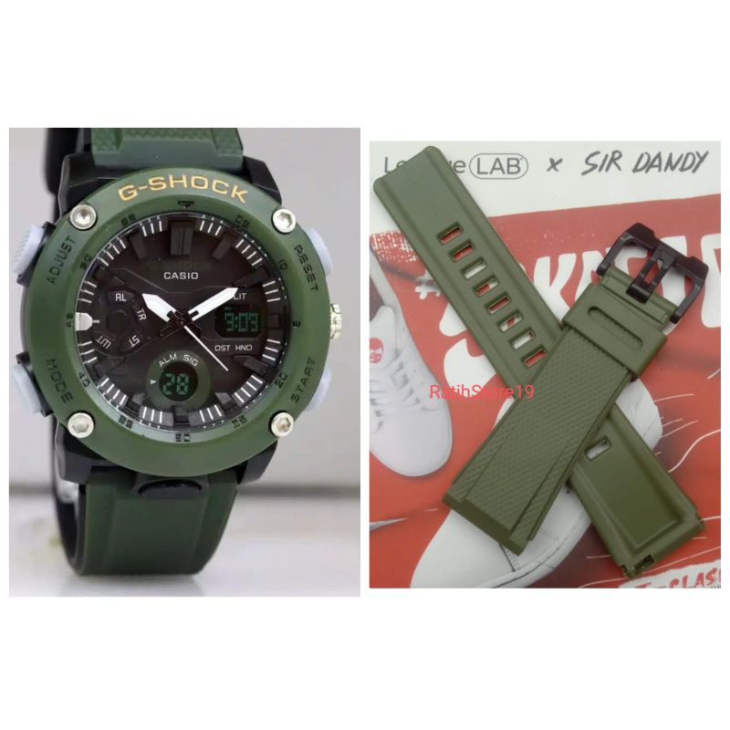 G shock สายนาฬิกา Prg-600 Casio G shock GA2000 สายนาฬิกา Bonus Pen