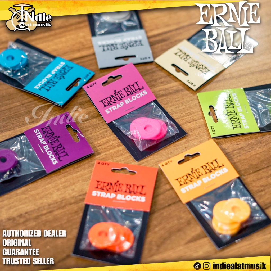 Ernie Ball Rubber Strap Block | ต้นฉบับต้นฉบับ