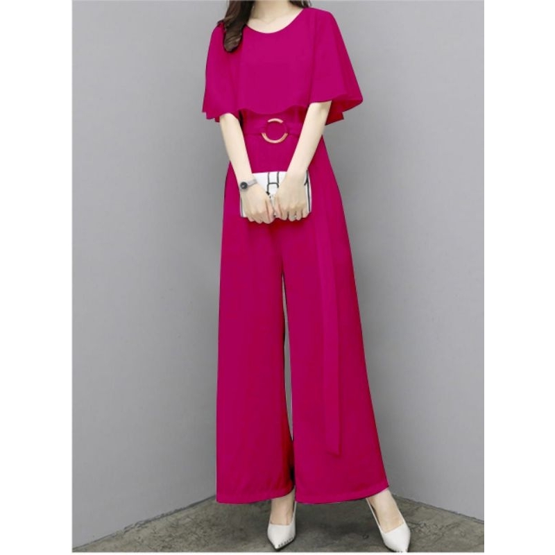 Tk1 Jumpsuit NANA pf4 Premium Casual Plain nice Moscrepe